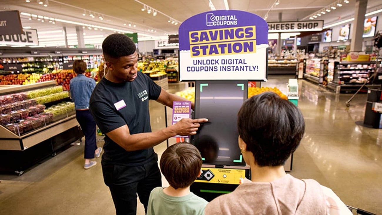 Giant Food Savings Station
