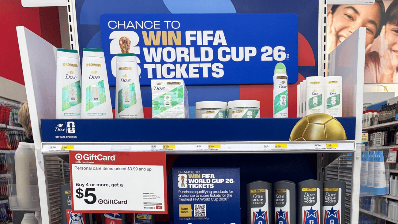 Unilever FIFA Target Endcap teaser
