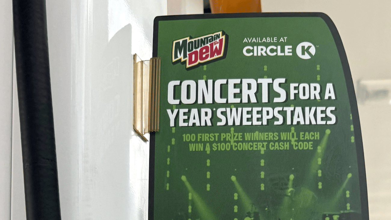 Circle K Mountain Dew Teaser Image Sign