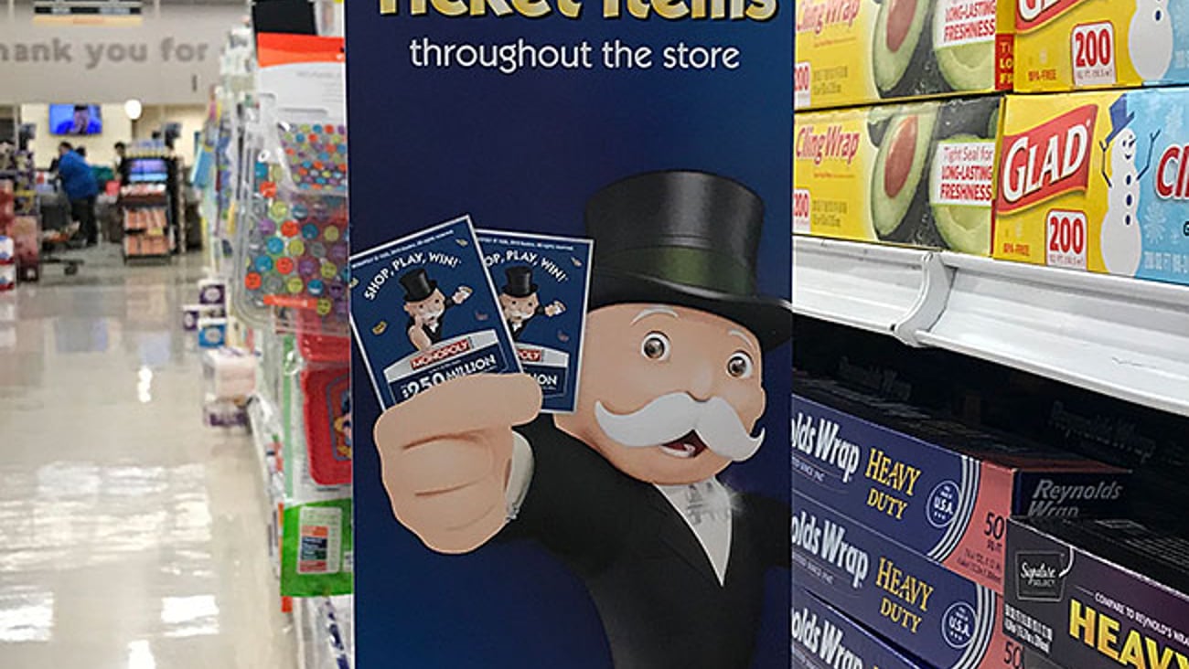 Jewel-Osco 'Bonus Ticket Items' Violator