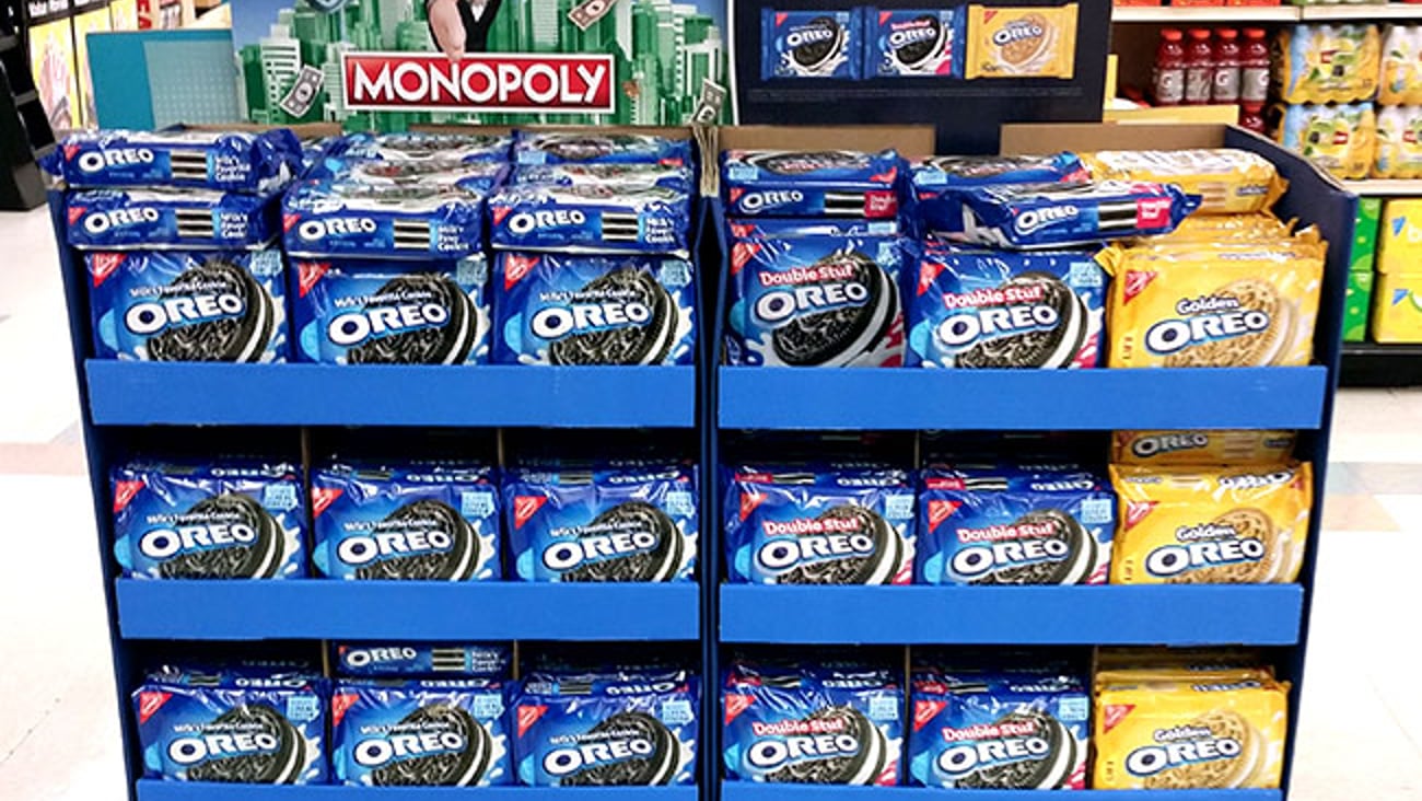 Acme Oreo 'Bonus Game Ticket' Pallet Display