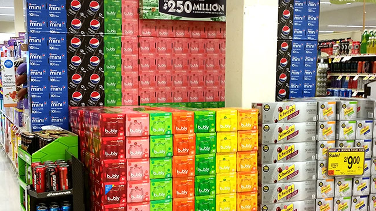 Shaw's Monopoly PepsiCo Endcap