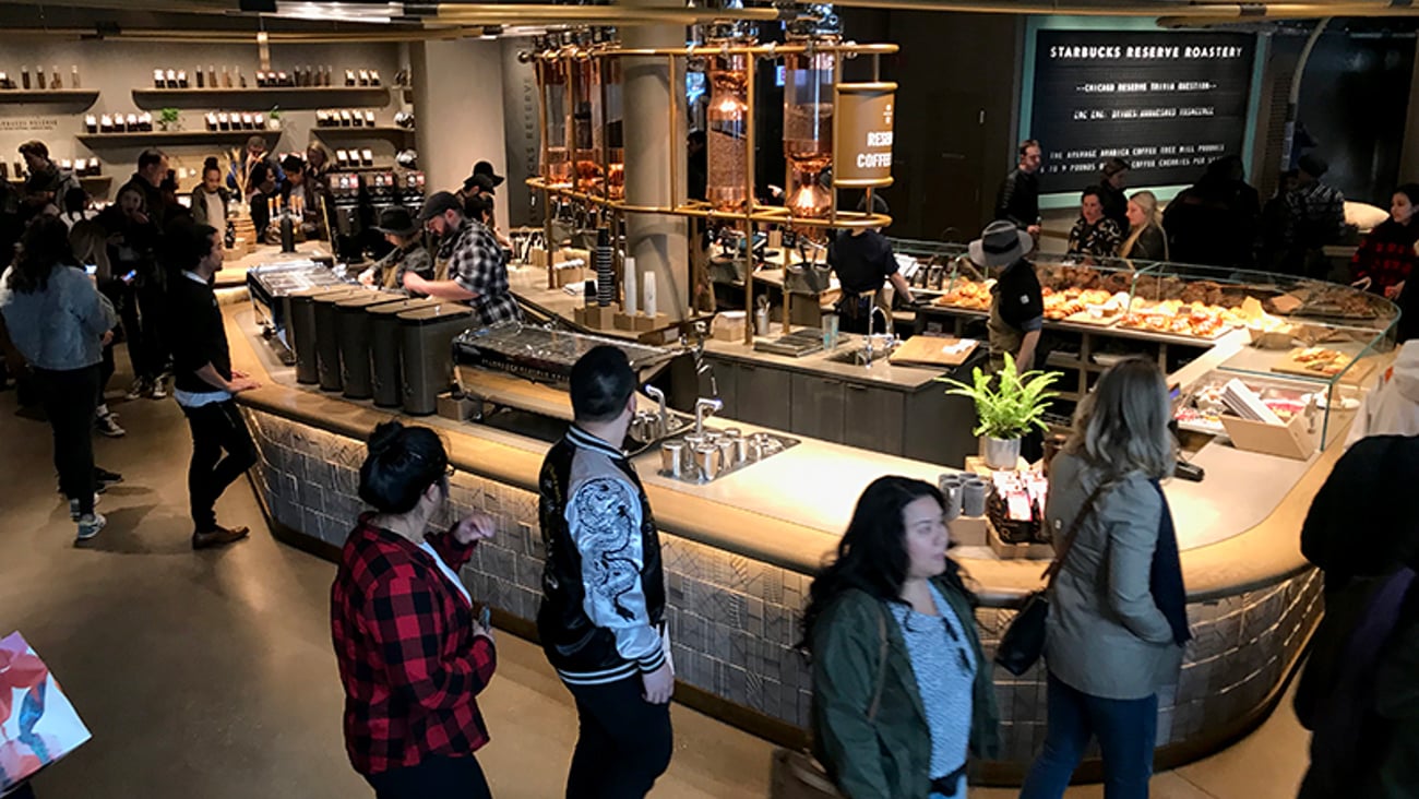 Starbucks Reserve Roastery First Floor Interior