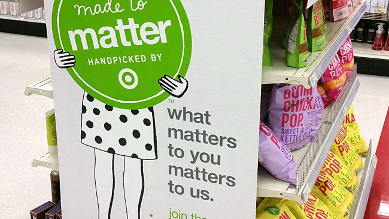 Target 'Made to Matter' Side Panel