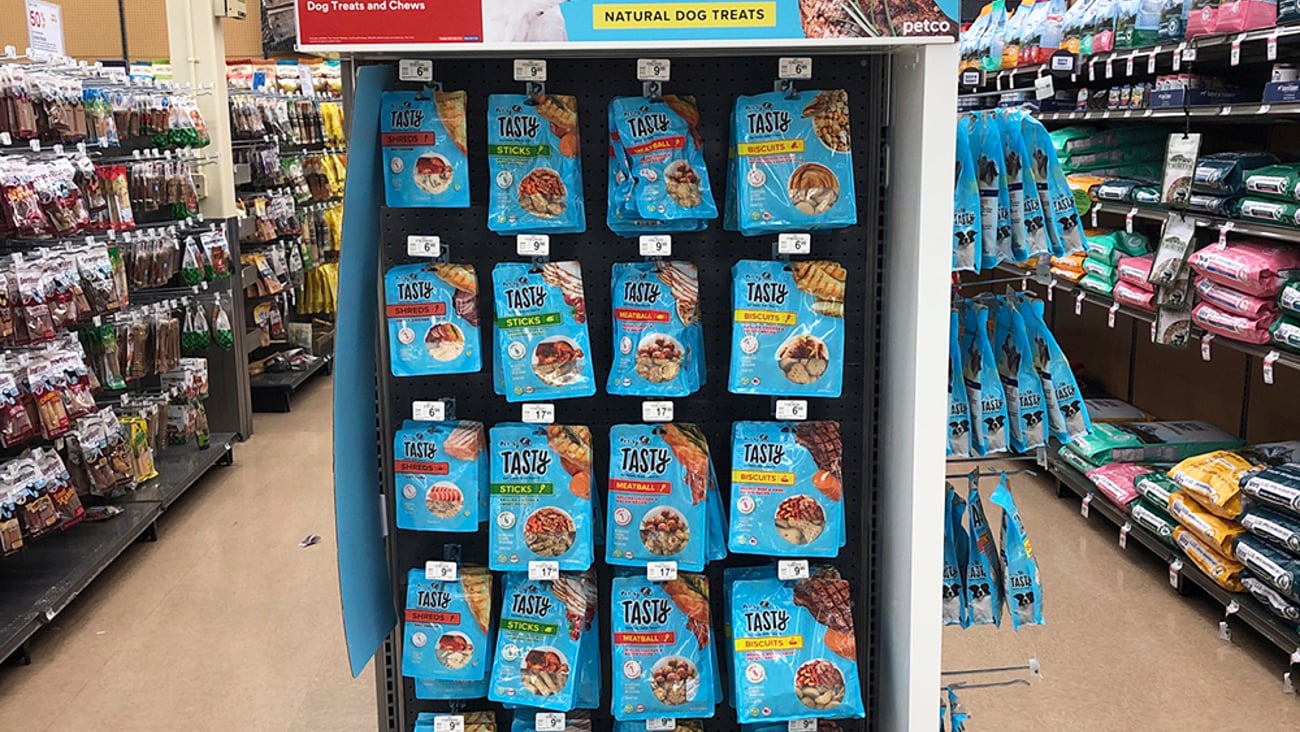 Petco Pet by Tasty Endcap Display