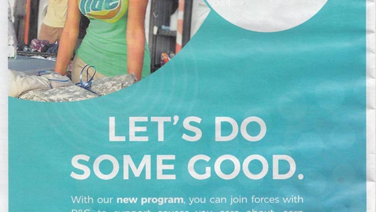 P&G 'Let's Do Some Good' FSI