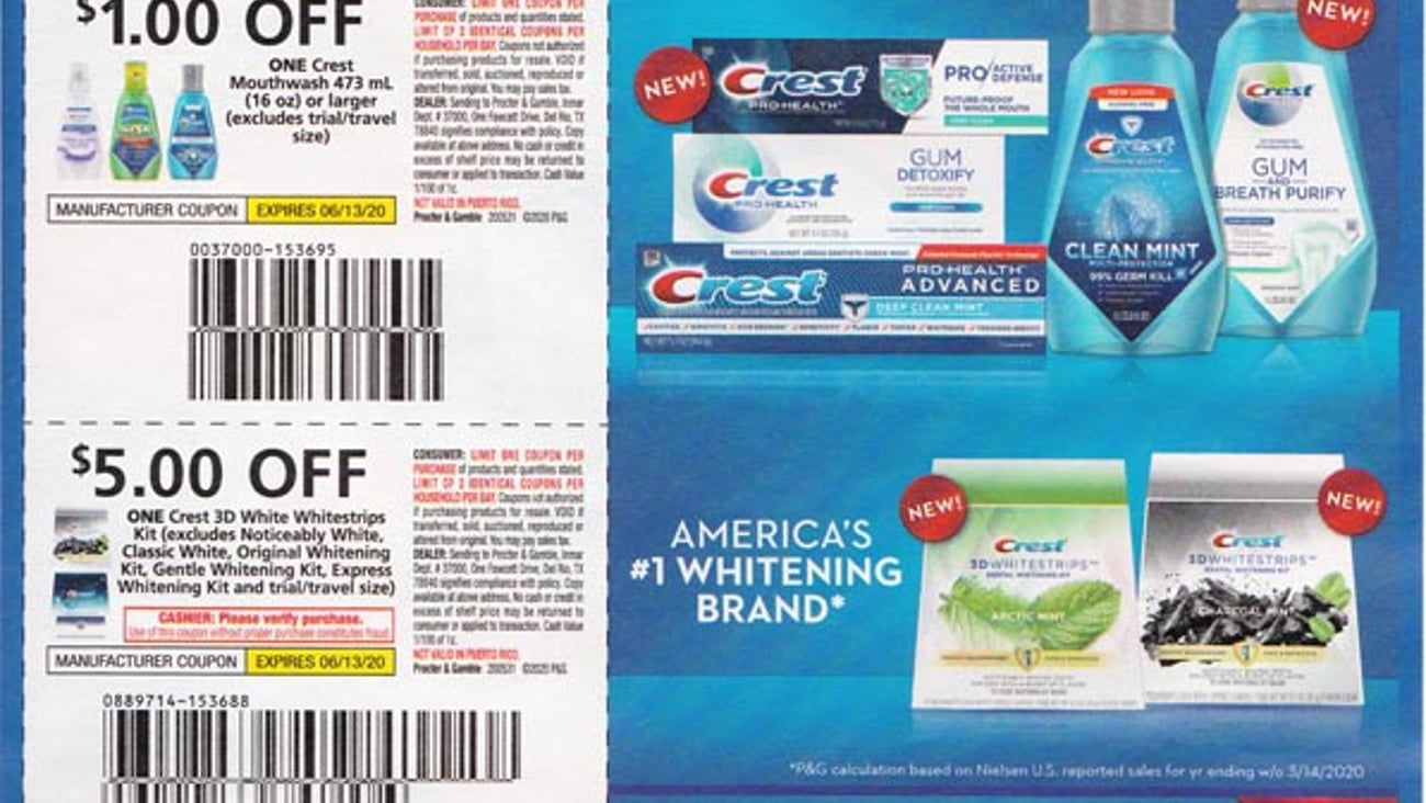 Crest 'Fights Plaque Bacteria' FSI