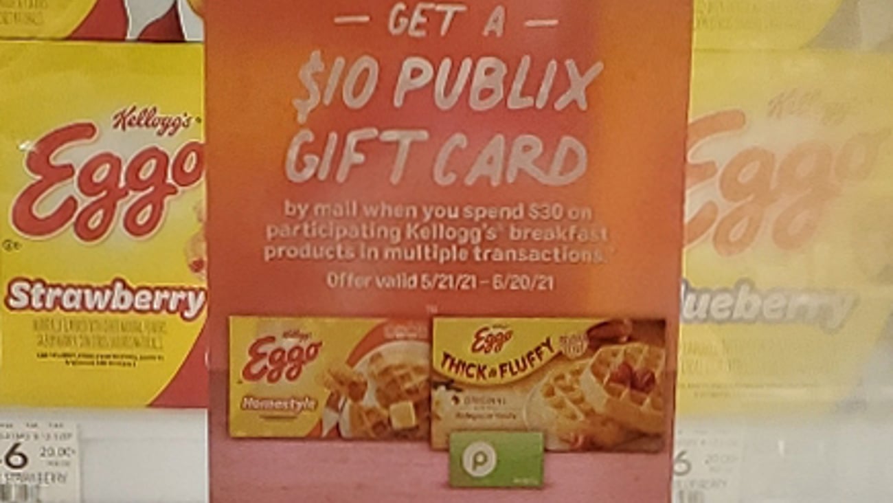 Kellogg Publix 'Let's Breakfast Together' Cling