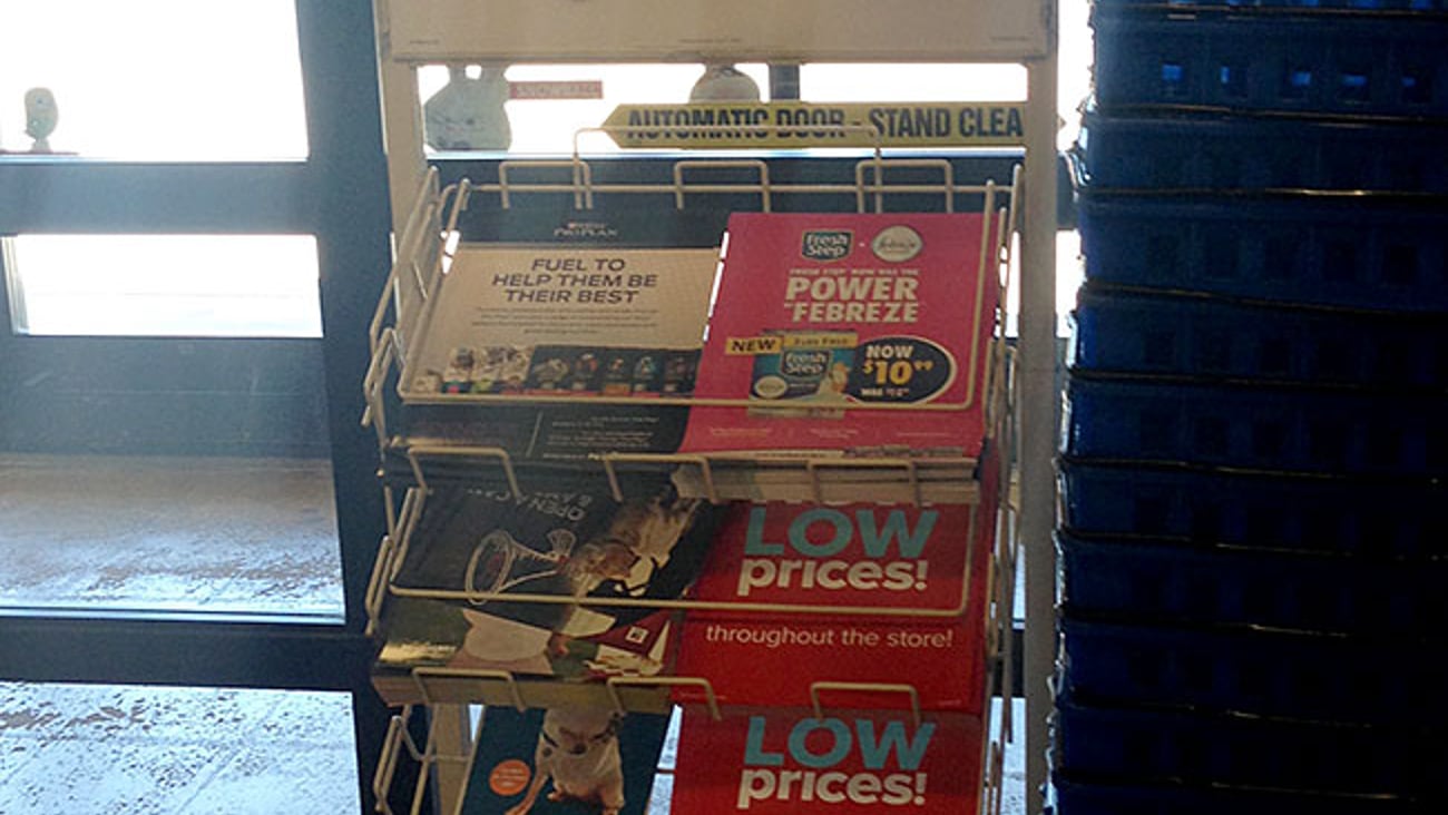 PetSmart 'Let's Go Shopping' Rack Sign