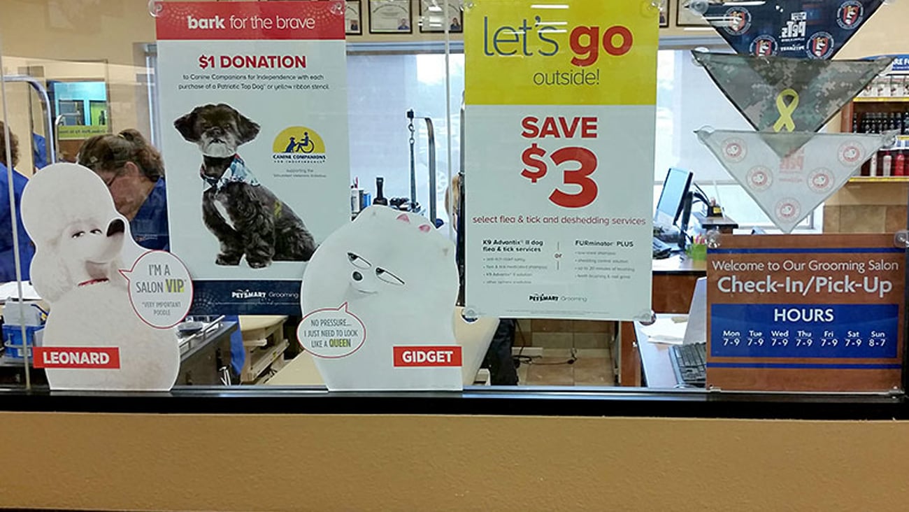 PetSmart 'The Secret Life of Pets' Window Clings