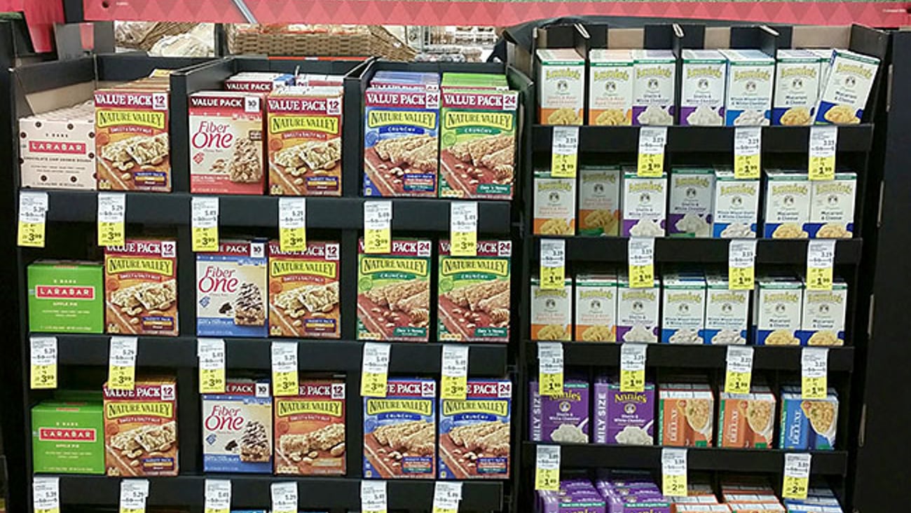 General Mills Meijer 'For Families' Pallet Display