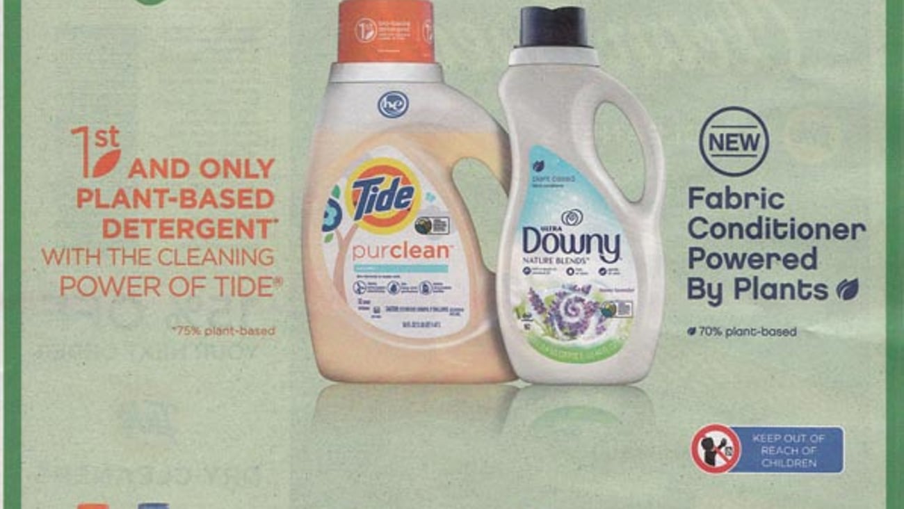 Tide 'Plant-Based Laundry Care' FSI