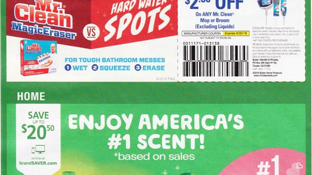 Gain 'America's #1 Scent' FSI