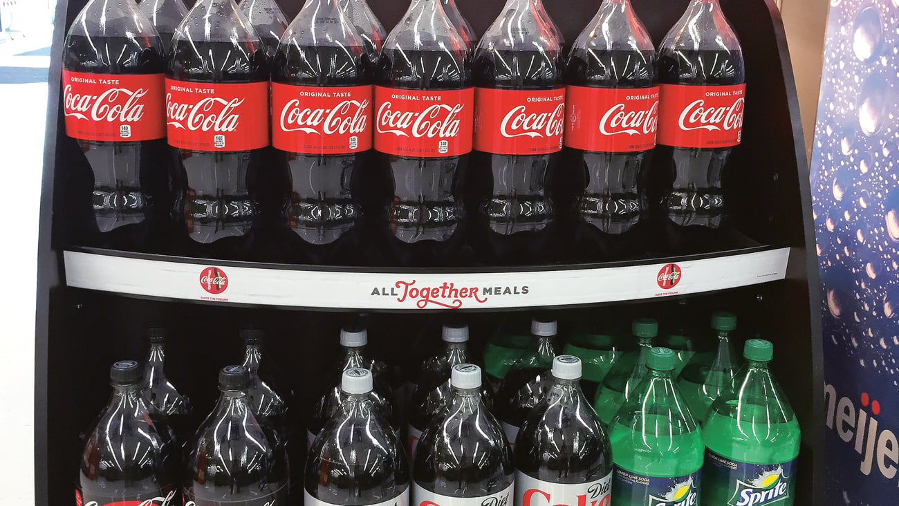 Meijer Coca-Cola 'All Together Meals' Floorstand