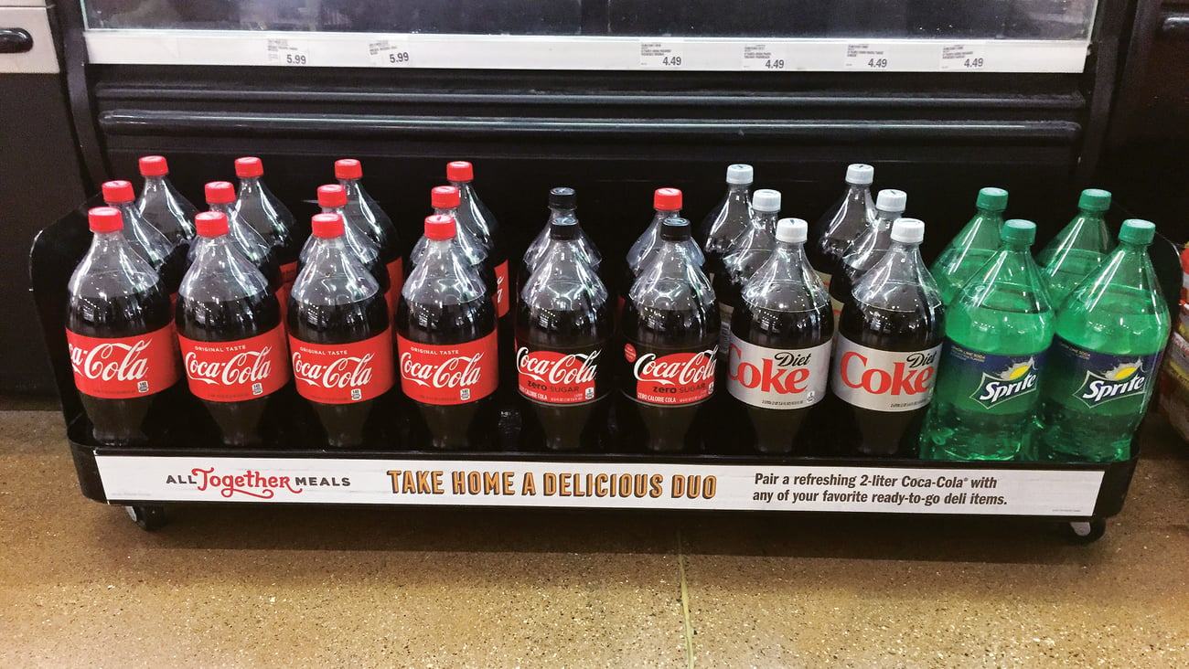 Meijer Coca-Cola 'Take Home a Delicious Duo' Shelf Strip