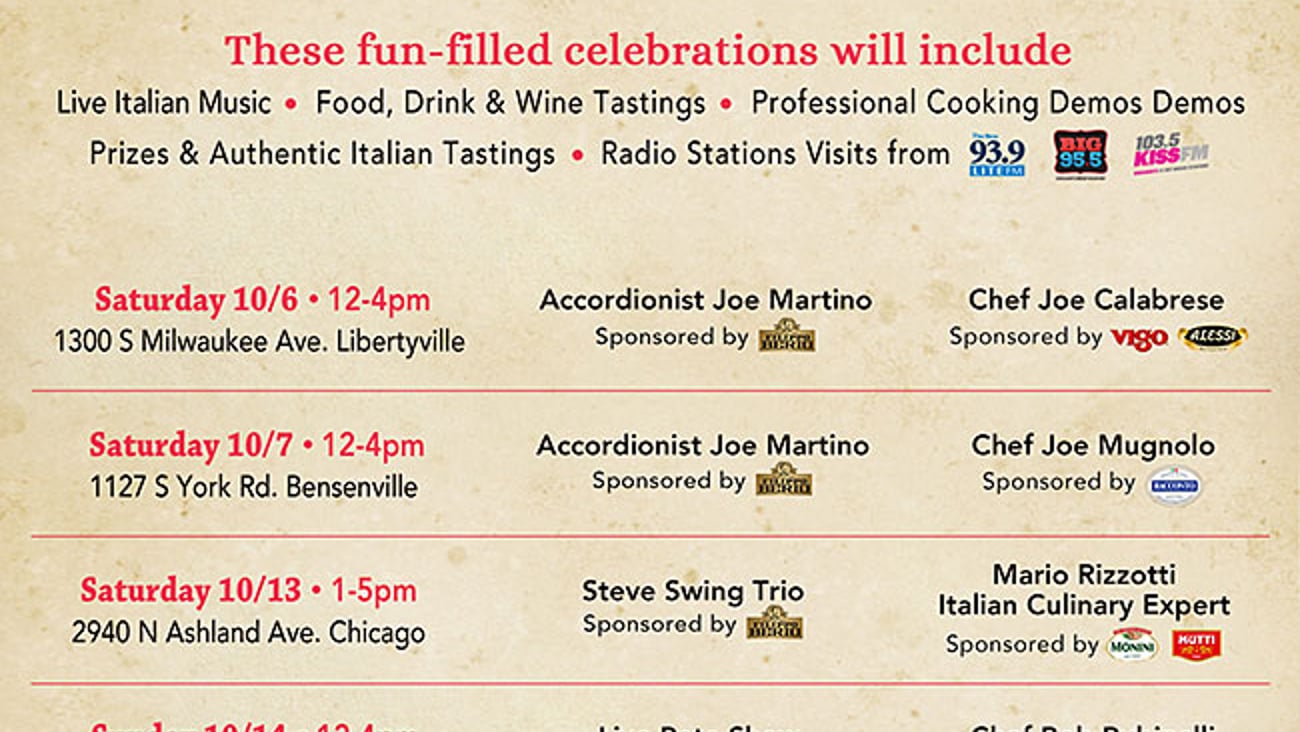 Jewel-Osco 'Festa Italiana' PDF Flier