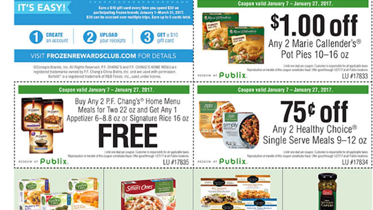 Publix Conagra 'Frozen Rewards Club' Feature