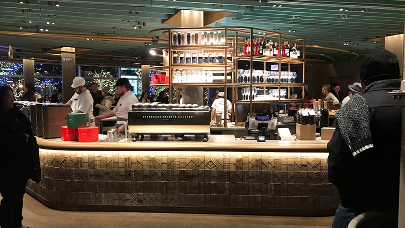 Starbucks Reserve Roastery Arriviamo Cocktail Bar