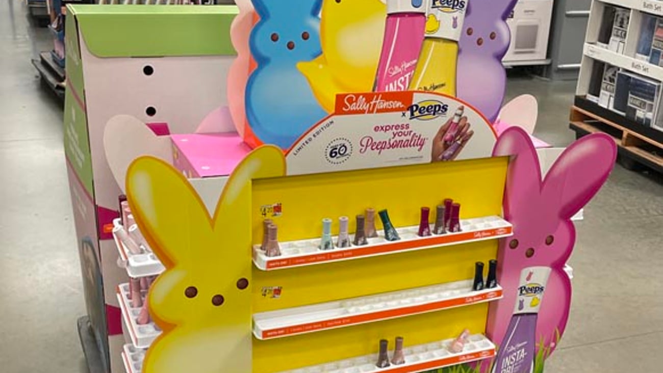 Sally Hansen Peeps Half-Pallet Display