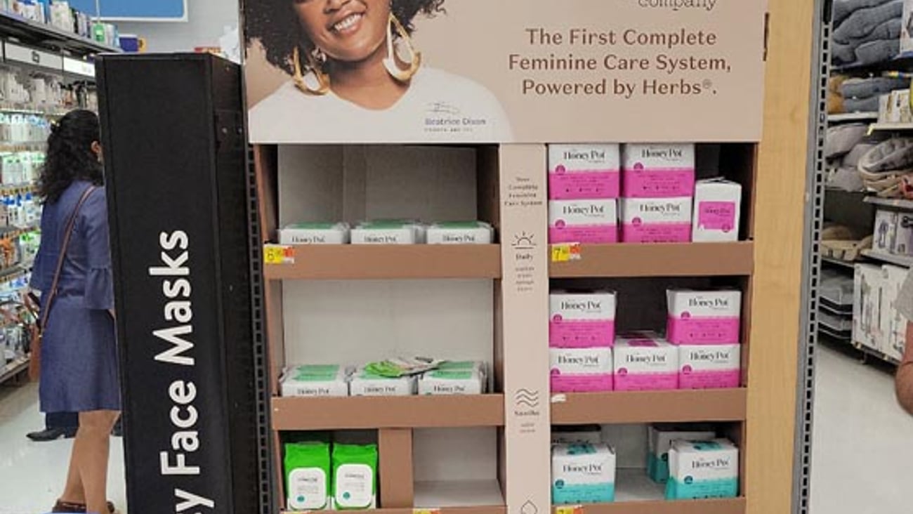 The Honey Pot Company 'Reclaiming Wellness' Endcap Display