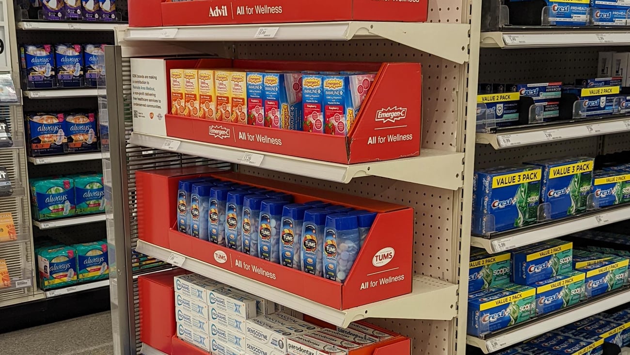 Target 'All For Wellness' Multi-Brand Endcap And Shelf PDQs