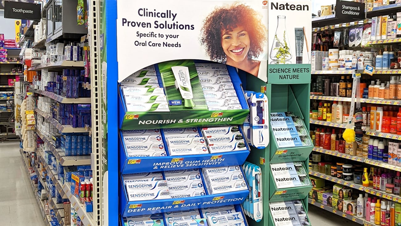 Natean Walmart 'Can My Toothpaste Make A Difference' Endcap Display