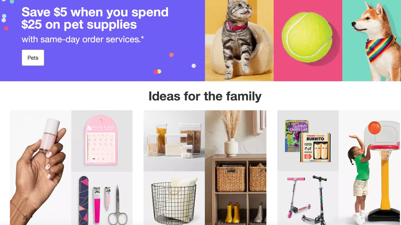 Target 'Save $5' Display Ad