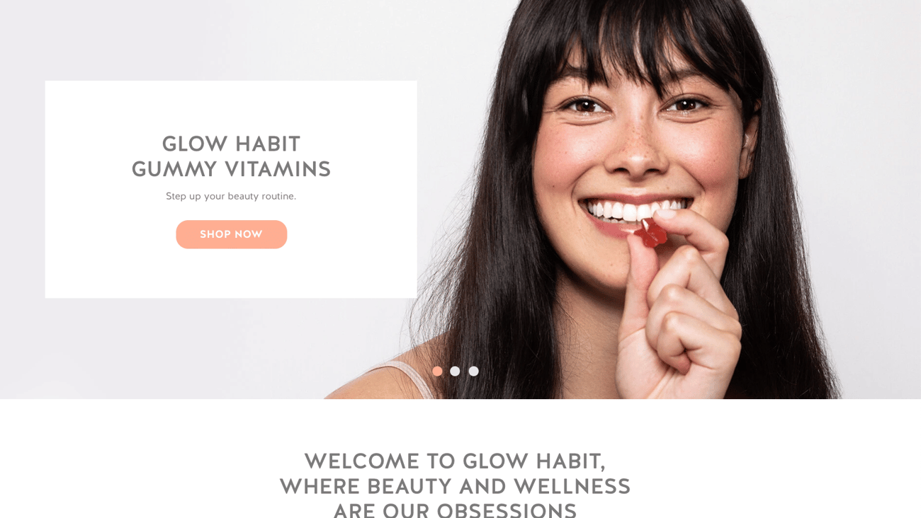 Walmart Glow Habit Website