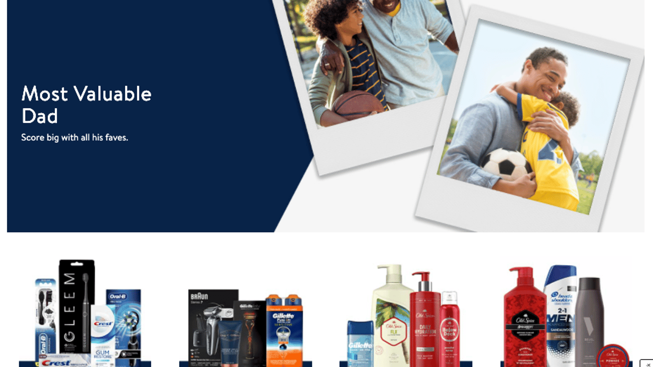 Walmart P&G 'Most Valuable Dad' Showcase