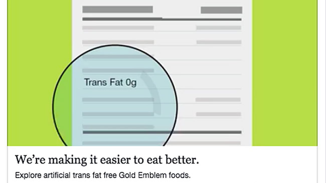 CVS 'Easier to Eat Better' Facebook Update