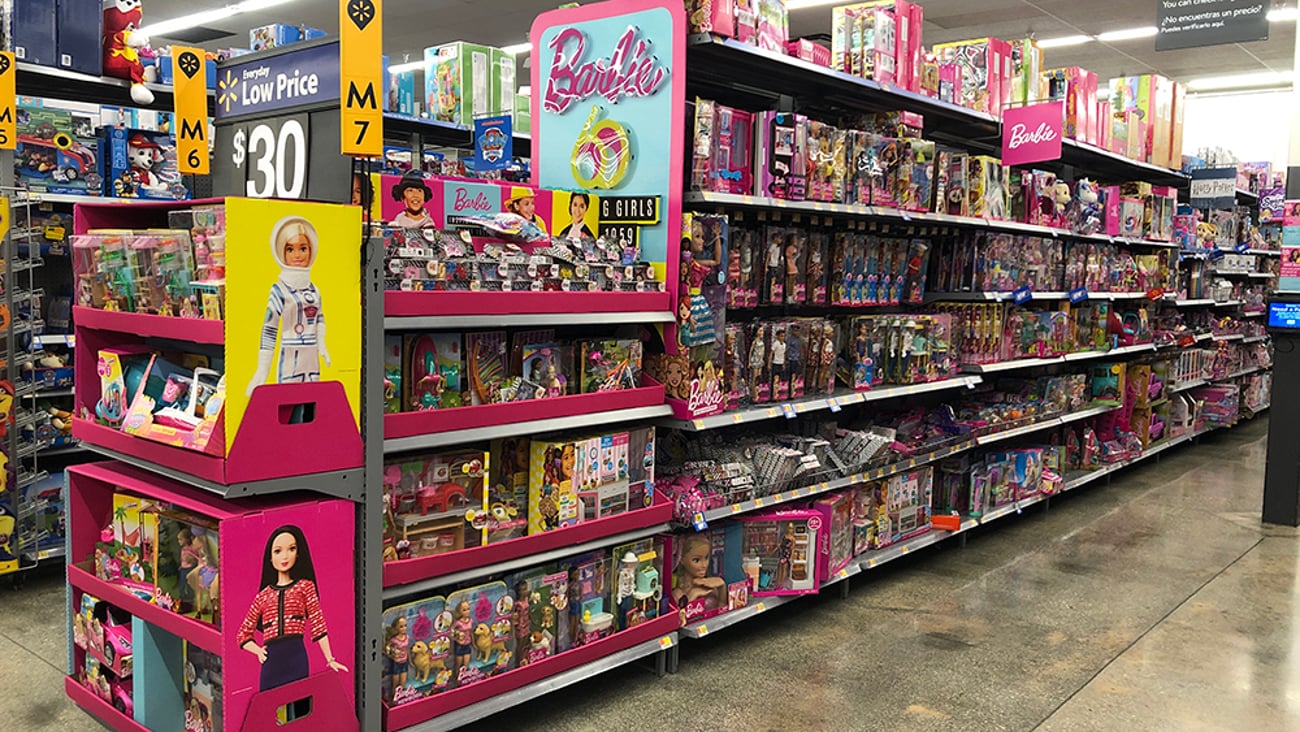 Barbie Walmart 60th Anniversary Trend Pod