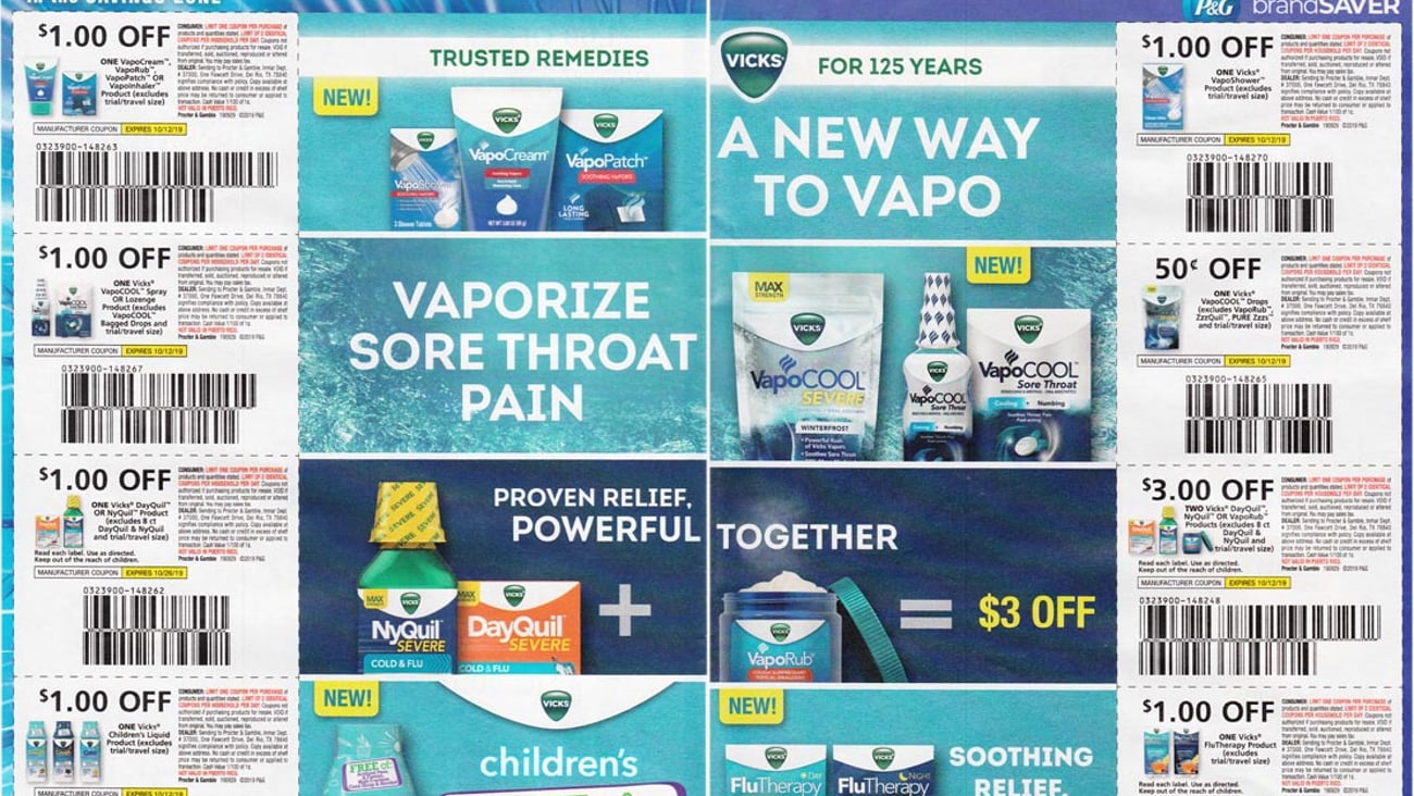 Vicks 'A New Way To Vapo' FSI