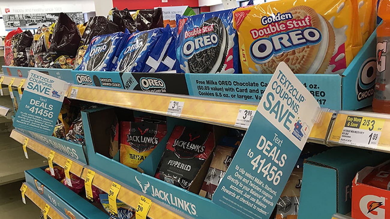 Walgreens 'Text2Clip Coupons' Shelf Talkers