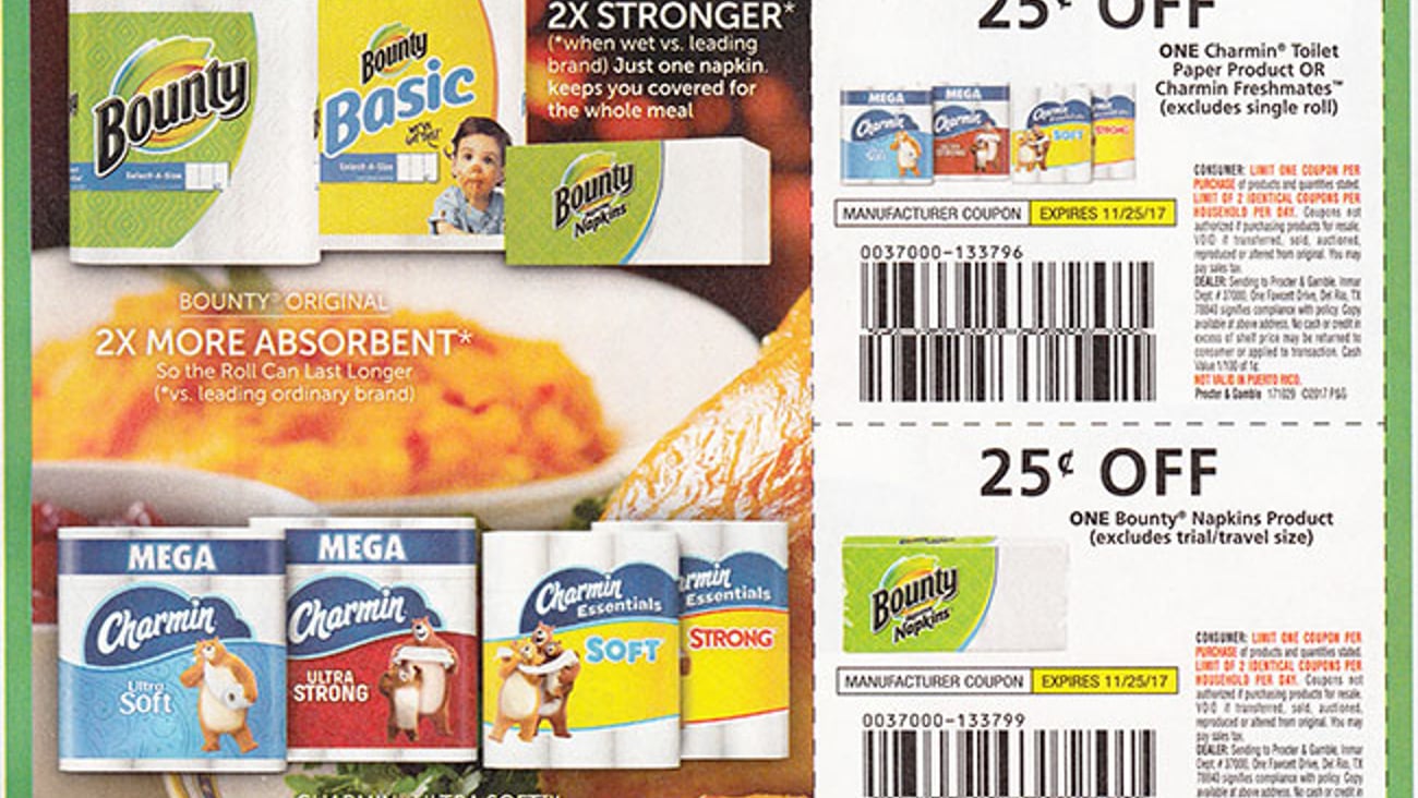 P&G 'Stock Up For Thanksgiving' FSI