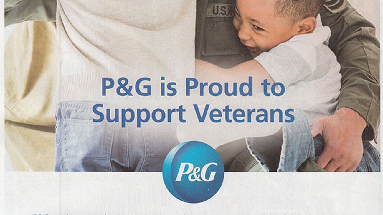 P&G 'Support Veterans' FSI