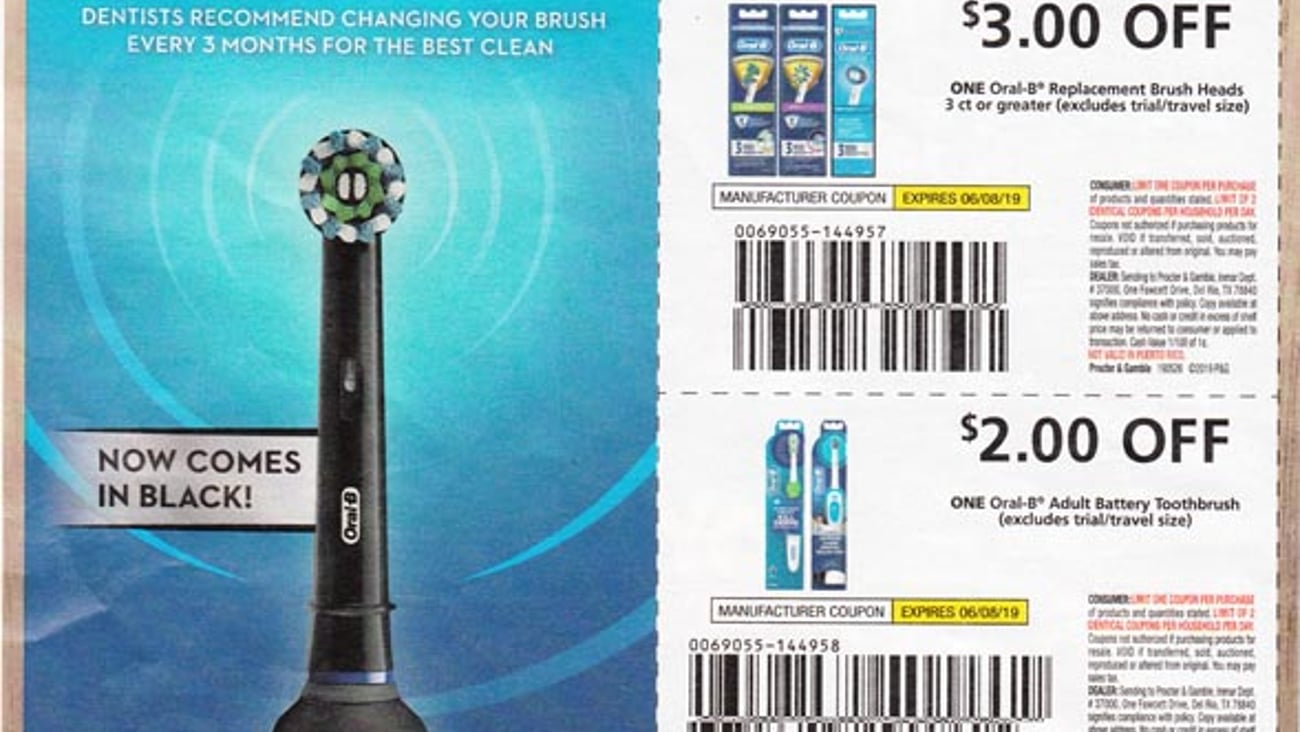 Oral B 'Round Cleans Better' FSI