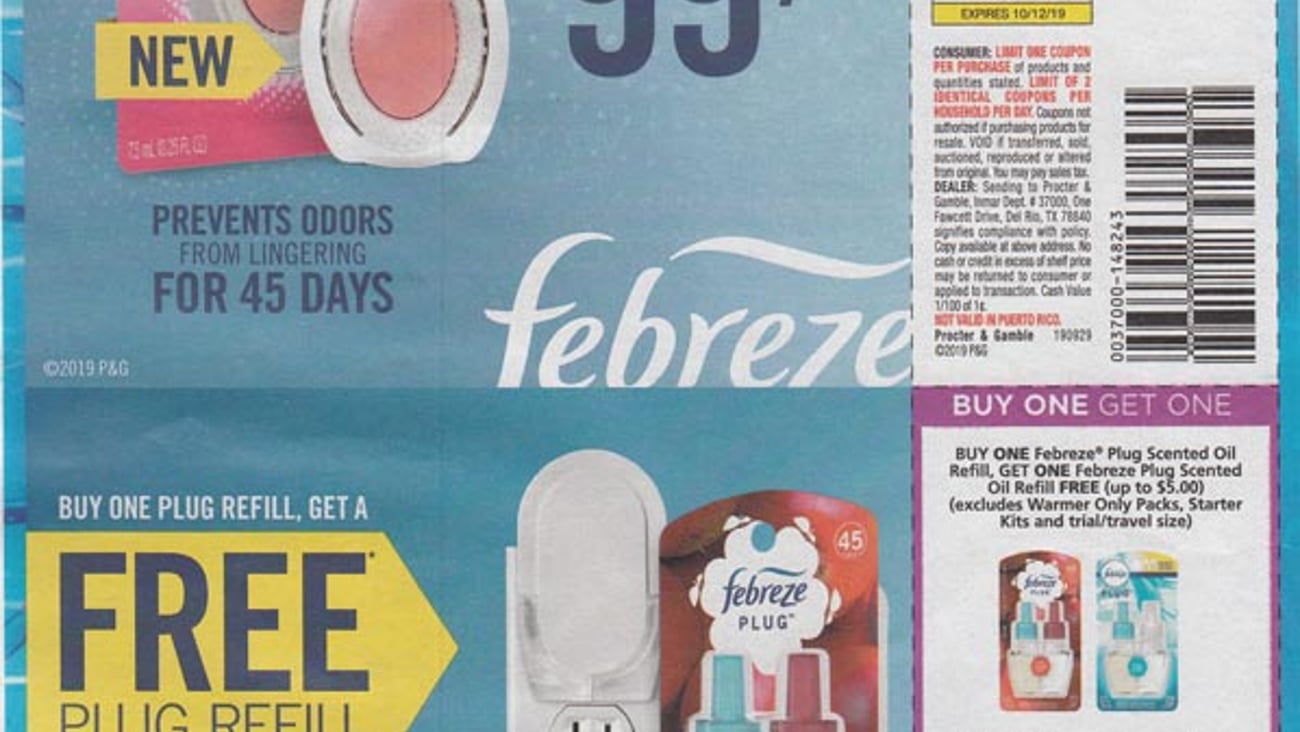 Febreze '99 cents' FSI