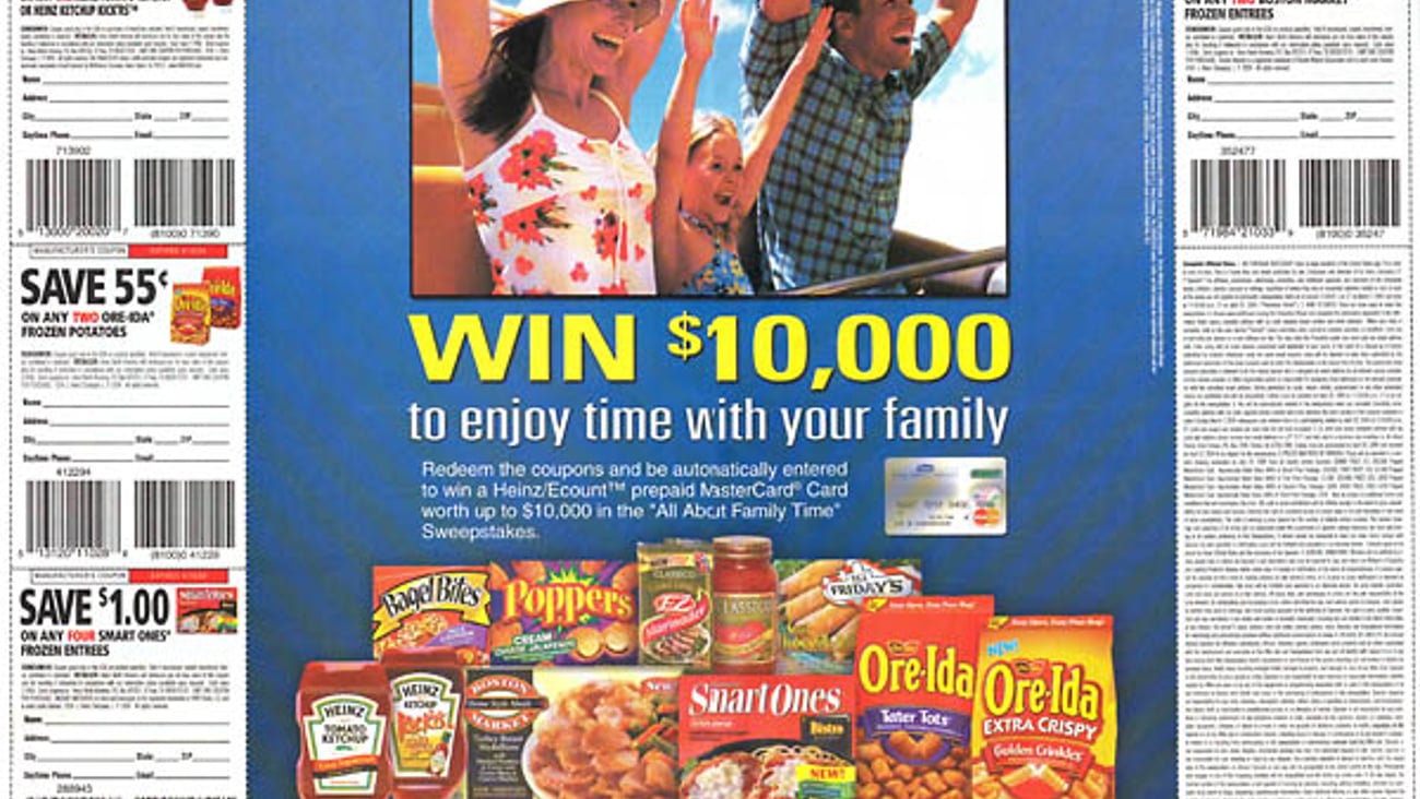 Heinz Sweepstakes FSI