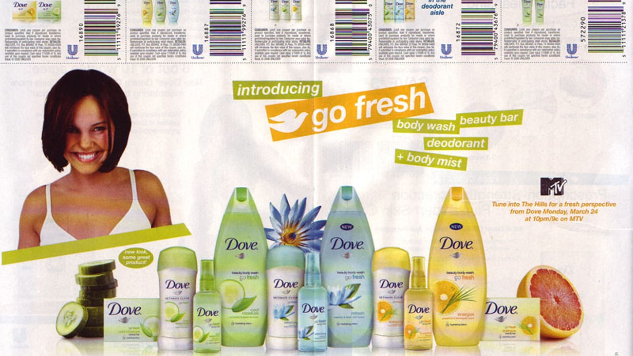 Dove Go Fresh FSI