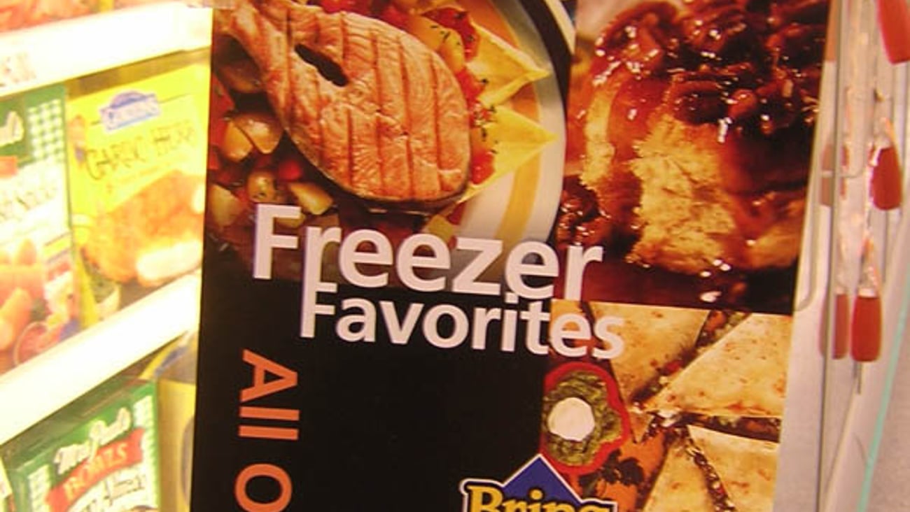 Frozen Food Month Freezer Sign