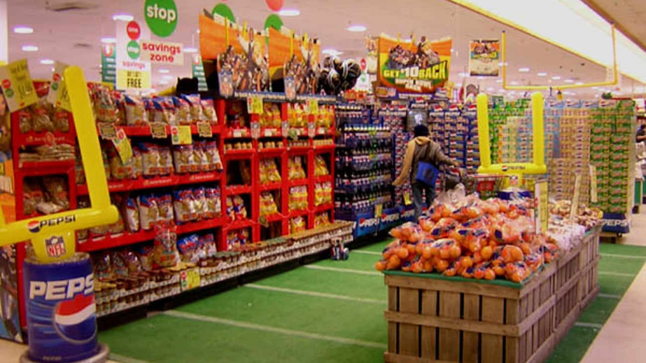 PepsiCo Super Bowl Lobby Display