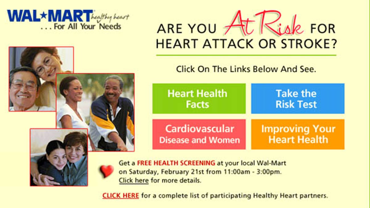 Wal-mart.com National Heart Month Info