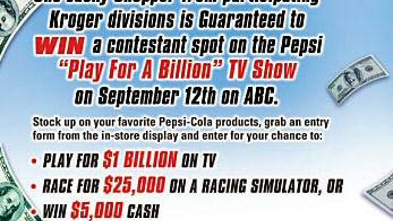 Smith's/Pepsi 'Play For A Billion' Feature