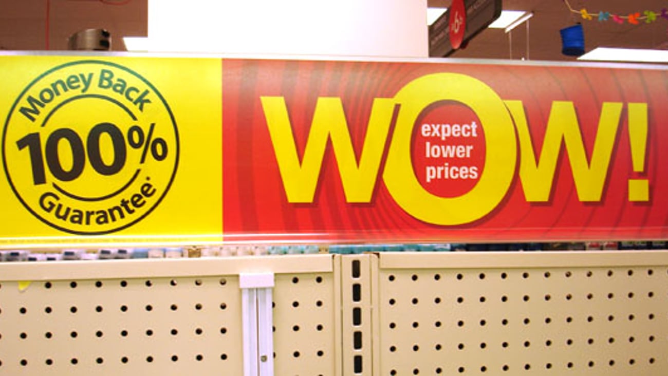 CVS WOW Endcap Sign 