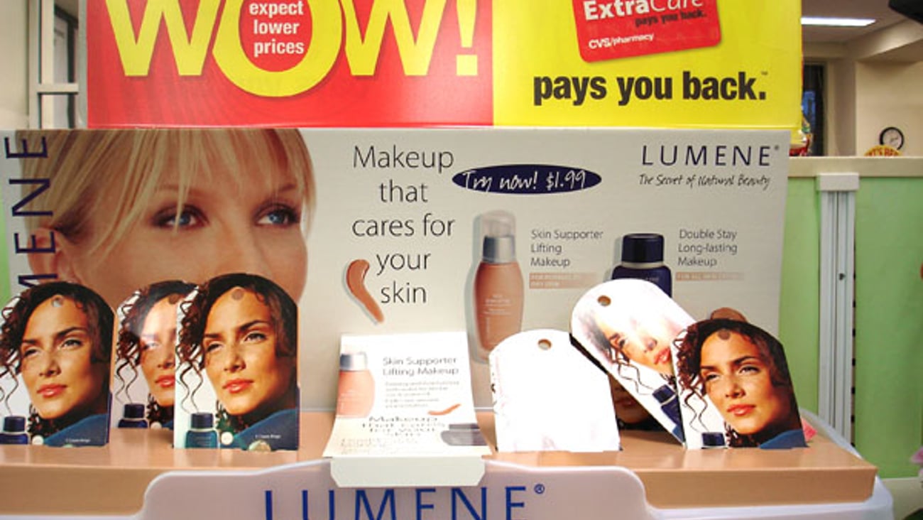 CVS Lumene Shelf Tray