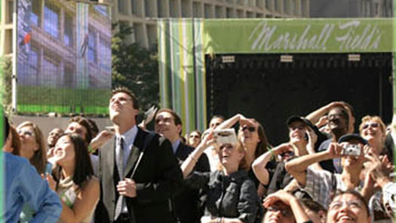 Marshall Field's Vertical Fashion Show