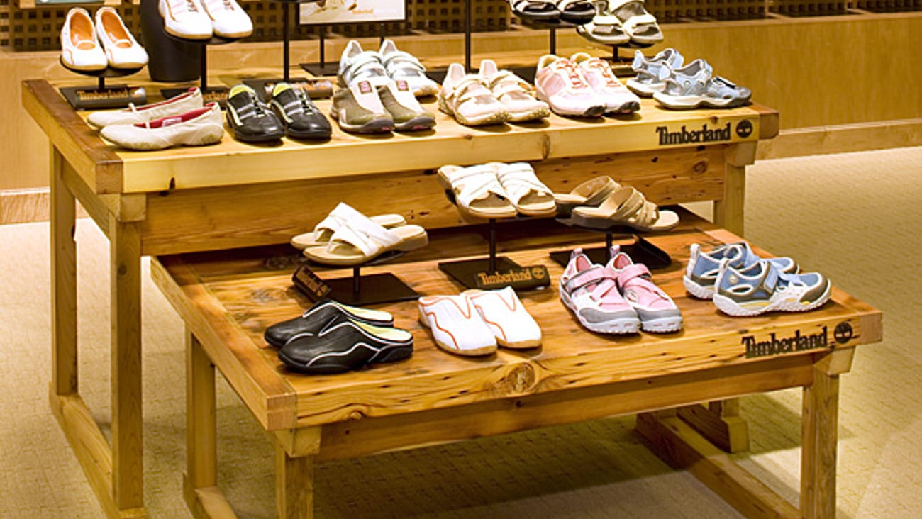 Timberland Women's Footwear Table