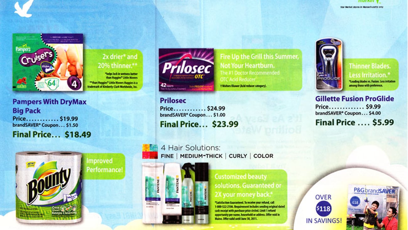 P&G Shaw's 'brandSaver' FSI