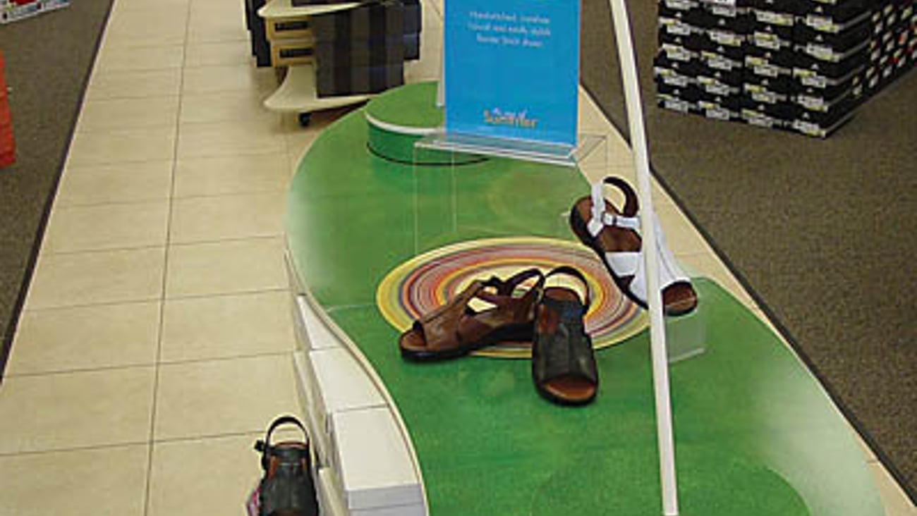Famous Footwear Display