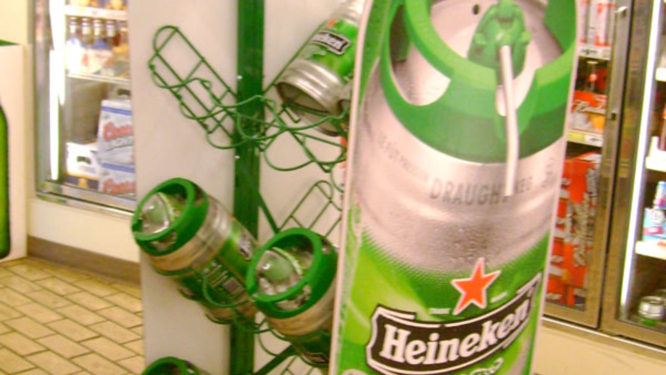 Heineken Keg Floorstand